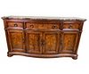 THOMASVILLE WALNUT SIDEBOARD WITH MARBLE TOP