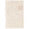 James K. Polk and James Buchanan Document Signed as President and Secretary of State