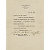 John D. Rockefeller Typed Letter Signed