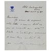 Lord Carnarvon Autograph Letter Signed