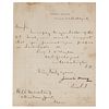 Joseph Henry Letter Signed