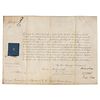 King George III Document Signed