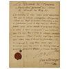 Henri de La Tour d&#39;Auvergne, Viscount of Turenne Letter Signed