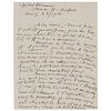 Joan Miro Autograph Letter Signed