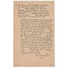James Abbott McNeill Whistler Document Signed