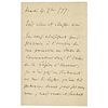 Charles Gounod Autograph Letter Signed