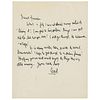 Cecil Beaton Autograph Letter Signed