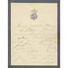 Sarah Bernhardt Autograph Letter Signed