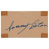 Sonny Liston Signature