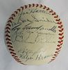 1949 Dodgers Signed Baseball Jackie Robinson Roy Campanella Gil Hodges +21 (JSA LOA)