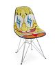 A Spongebob x J Balvin x Louis De Guzman Modernica shell chair