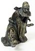 Chinese Ming style Bronze Sculpture,  Man with Beard.
