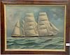 Sailing Vessel Doris Brodersen 
oil on masonite 
unsigned  
18 1/2" x 24 1/2" 

Provenance: Property from Credit Suisse's Americana ...