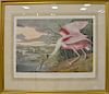 After John James Audubon 
Roseate Spoonbill 
chromolithograph 
From the Amsterdam edition of "The Birds of America" 
1971-1973, plat...