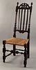 Banister Back Side Chair w/Prince of Wales Crest