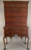 Chippendale Highboy w/Fluted Stocking Feet