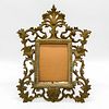 Vintage French Style Cast Iron Wall/Tabletop Picture Frame