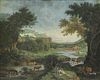19th C. Gouache on Paper. Italianate Landscape