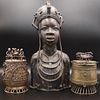 Collection of African Bronze Objects Inc. Benin.