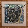 Peter Tunney Skull Pop Art Mixed Media