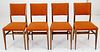 Gio Ponti for Singer & Sons 116 Side Chairs, 1950s