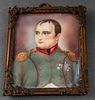 Signed Miniature Portrait of Napoleon Bonaparte