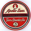 1957 Apollo Beer/Tam o' Shanter Ale 12 inch tray Rochester, New York