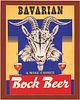 1955 Bavarian Bock Beer Poster Pottsville, Pennsylvania