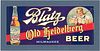 1935 Blatz Old Heidelberg Beer Matted Paper Sign Milwaukee, Wisconsin