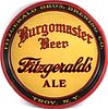 1937 Burgomaster Beer/Fitzgerald's Ale 13 inch tray Troy, New York