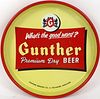 1954 Gunther Premium Dry Beer 13 inch tray Baltimore, Maryland