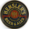 1933 Hensler's Popular Beer & Ales 12 inch tray Newark, New Jersey