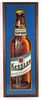 1940 Kessler Beer Die Cut Cardboard Bottle Sign Helena, Montana