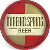 1948 Mineral Spring Beer 13 inch tray Mineral Point, Wisconsin