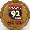 1954 Oertel's '92 Beer Chalk Barrel End Louisville, Kentucky