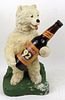 1954 Oertel's '92 Beer Polar Bear Plaster Sign Louisville, Kentucky