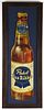 1953 Pabst Blue Ribbon Beer Die Cut Cardboard Bottle Sign Milwaukee, Wisconsin