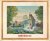 1963 Rams Head Ale (Mounted) Poster Norristown, Pennsylvania