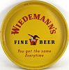 1950 Wiedemann's Fine Beer 13 inch tray Newport, Kentucky
