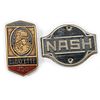 Nash and Nash LaFayette 400 Antique Auto Badges