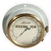 Antique Stewart Magnetic Type Automobile Speedometer 0-60 MPH with season mileage and trip odometers.