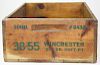 Winchester 38-55 wooden ammo crate