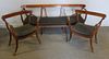 Antique Neoclassical Style 3 Piece Settee & Chairs