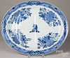 Chinese export porcelain blue Fitzhugh platter