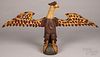 Large contemporary carved spread wing eagle