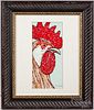 Carolyn A. Kilgour portrait of a rooster
