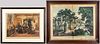 Two lithographs, to include W. Dendy Sadler