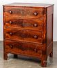 Mahogany chest of drawers, mid 19th c.