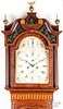 English mahogany tall case clock