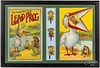 Framed The Great New Game of Leap Frog, ca. 1900